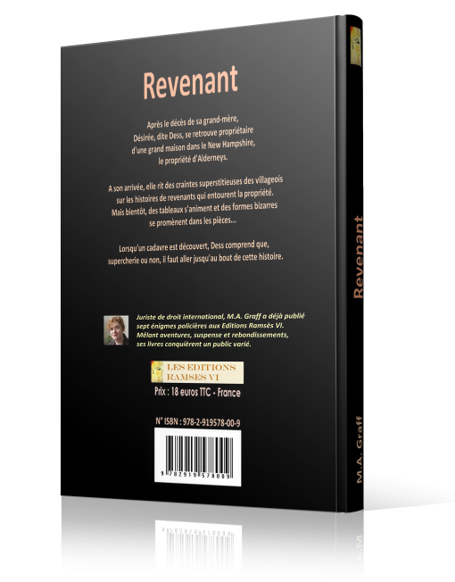 Revenant - M.A. Graff - Editions Ramsès VI